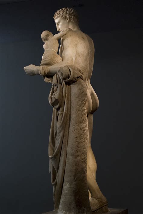 hermes and dionysos|hermes bearing the infant dionysus.